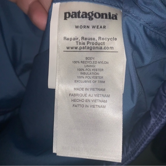 Patagonia Radalie Water Repellent Thermogreen-insulated Jacket In Woolly Blue M - Picture 5 of 12